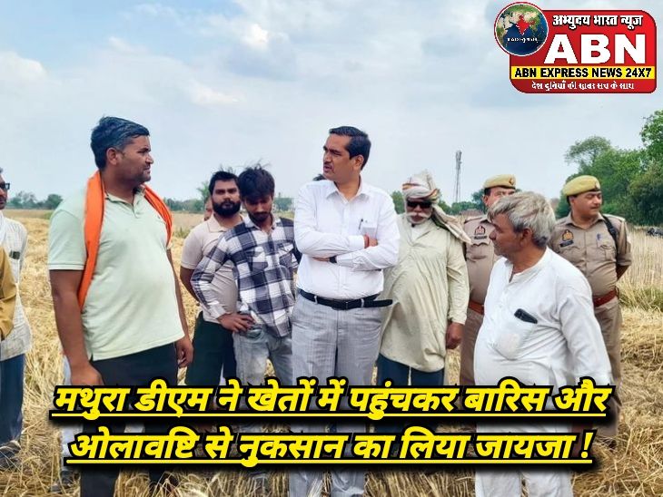 'एक भी पीड़ित किसान सर्वे से न छूटे'; ओलावृष्टि से प्रभावितों के खेत में पहुंचे डीएम सीपी सिंह, जानी हकीकत...